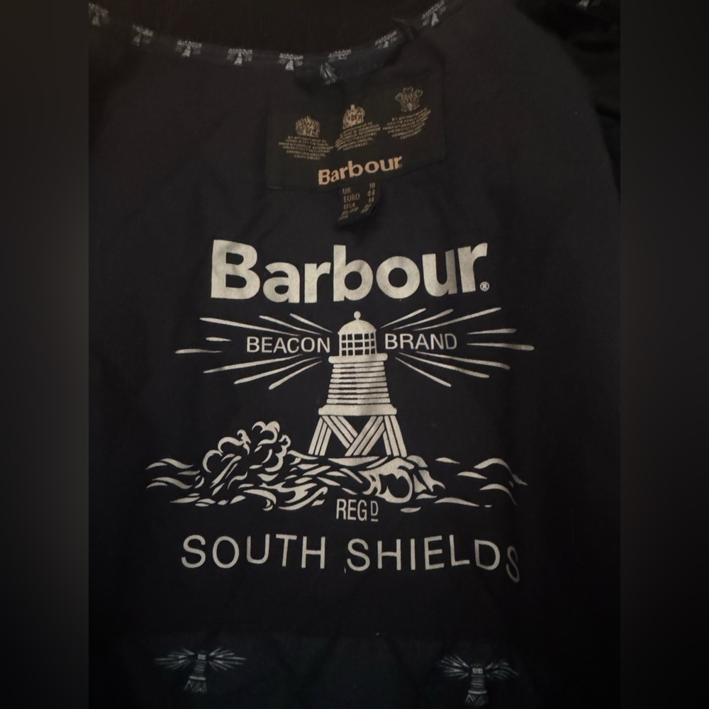 Barbour Beacon Brand Jacket – Women’s US 14 (Navy) - Picture 6 of 7